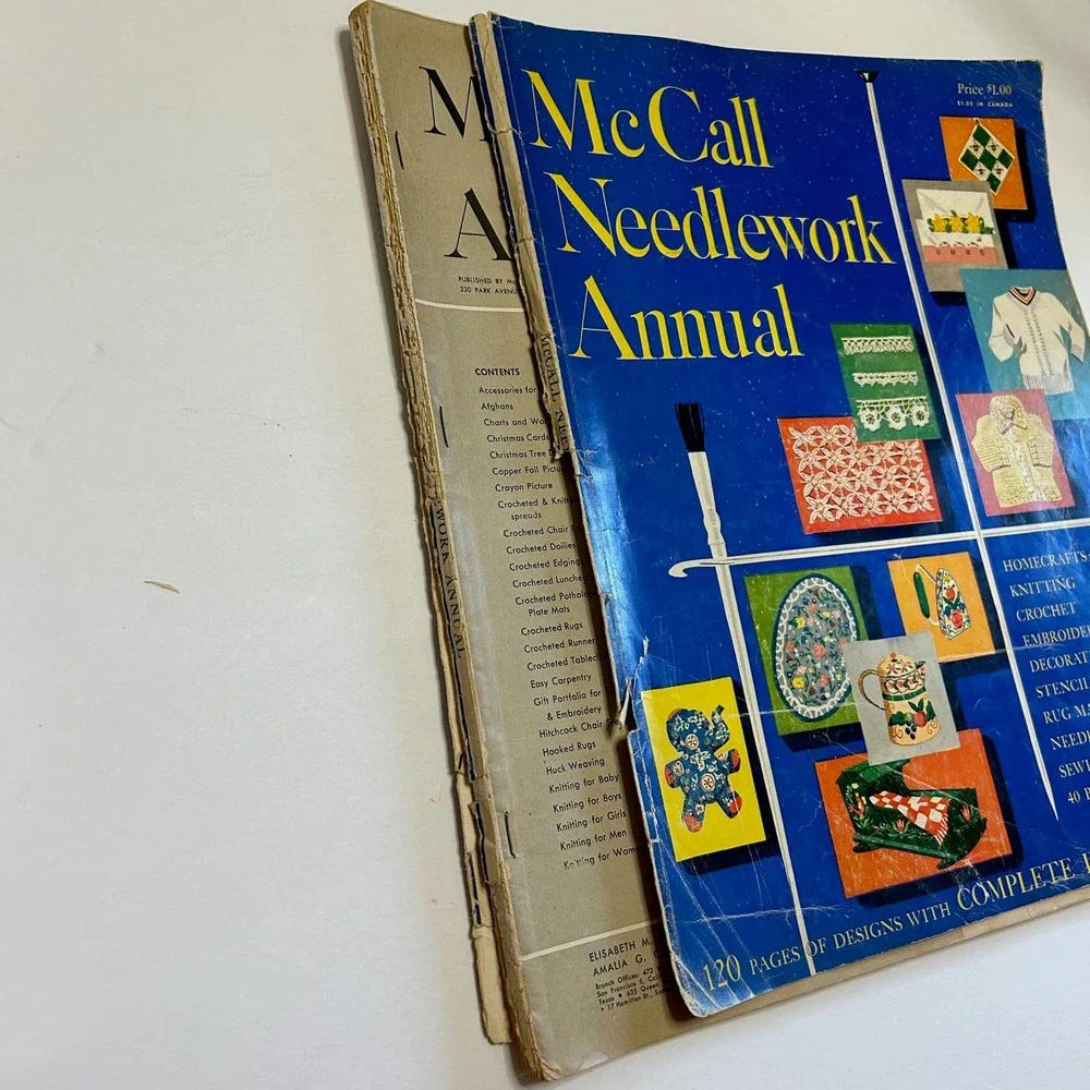 Vintage 1950‎ Mccalls Needlework Annual Magazine